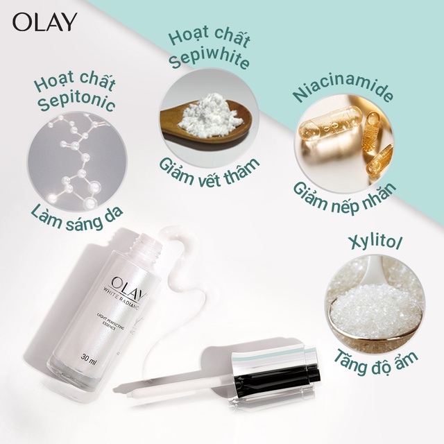 [Mã COSPG - 8% đơn 250K] Essence Dưỡng Trắng Da Olay White Radiance Advance Light Perfecting 30ml