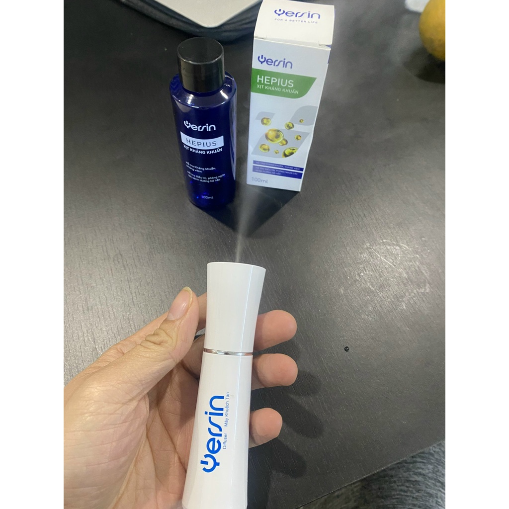 Xịt Mũi Kháng Khuẩn HEPIUS và Máy Khuếch Tán Dung Dịch YD-01 (Bộ) | BigBuy360 - bigbuy360.vn