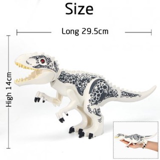 Bộ 4 con khủng long lắp ráp cỡ đại dài 30cm