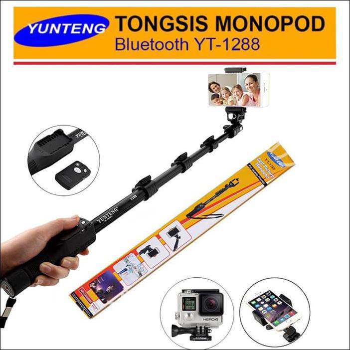 Gậy Chụp Ảnh Từ Xa Có Kết Nối Bluetooth Yunteng Yt 1288 Đen
