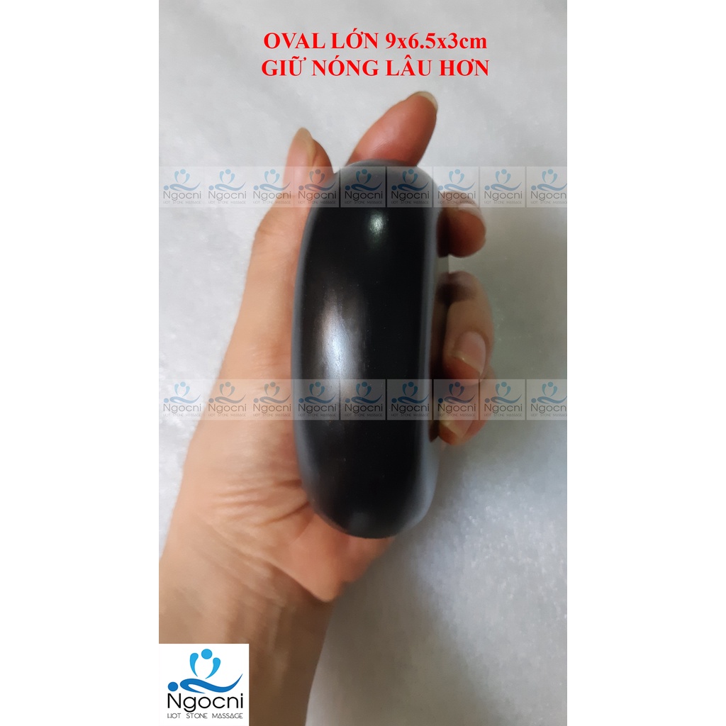 Đá Nóng 9x6,5x3cm giữ nóng lâu hơn - Đá nóng massage