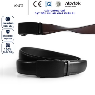 Thắt Lưng Nam HENRY Khóa Tự Động Da Bò Thật Cao Cấp Bền Đẹp Sang Trọng Công Sở Thời Trang Đi Làm Học Bản Nhỏ NATO