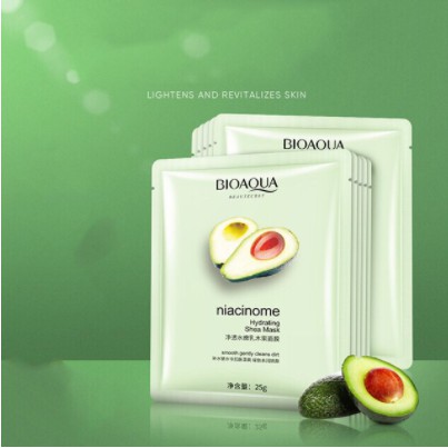 Mask Quả Bơ Bioaqua Niacinome Hydrating Shea - Mask Giữ Ẩm Cấp Nước Trắng Da CS41 | BigBuy360 - bigbuy360.vn