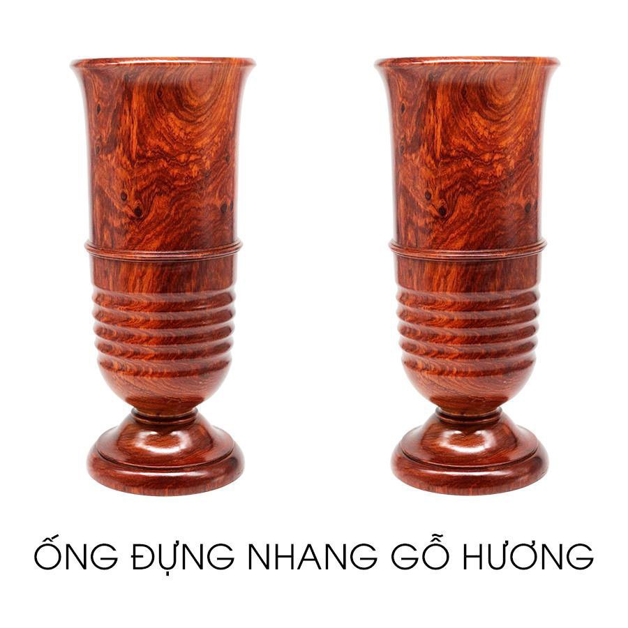 Mỹ Nghệ Bắc Ninh  bộ đồ thờ 9 món gỗ hương