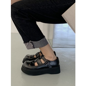 Giày sandal đế dày khoét rỗng thời trang xuân hè năm 2022 cho nữ