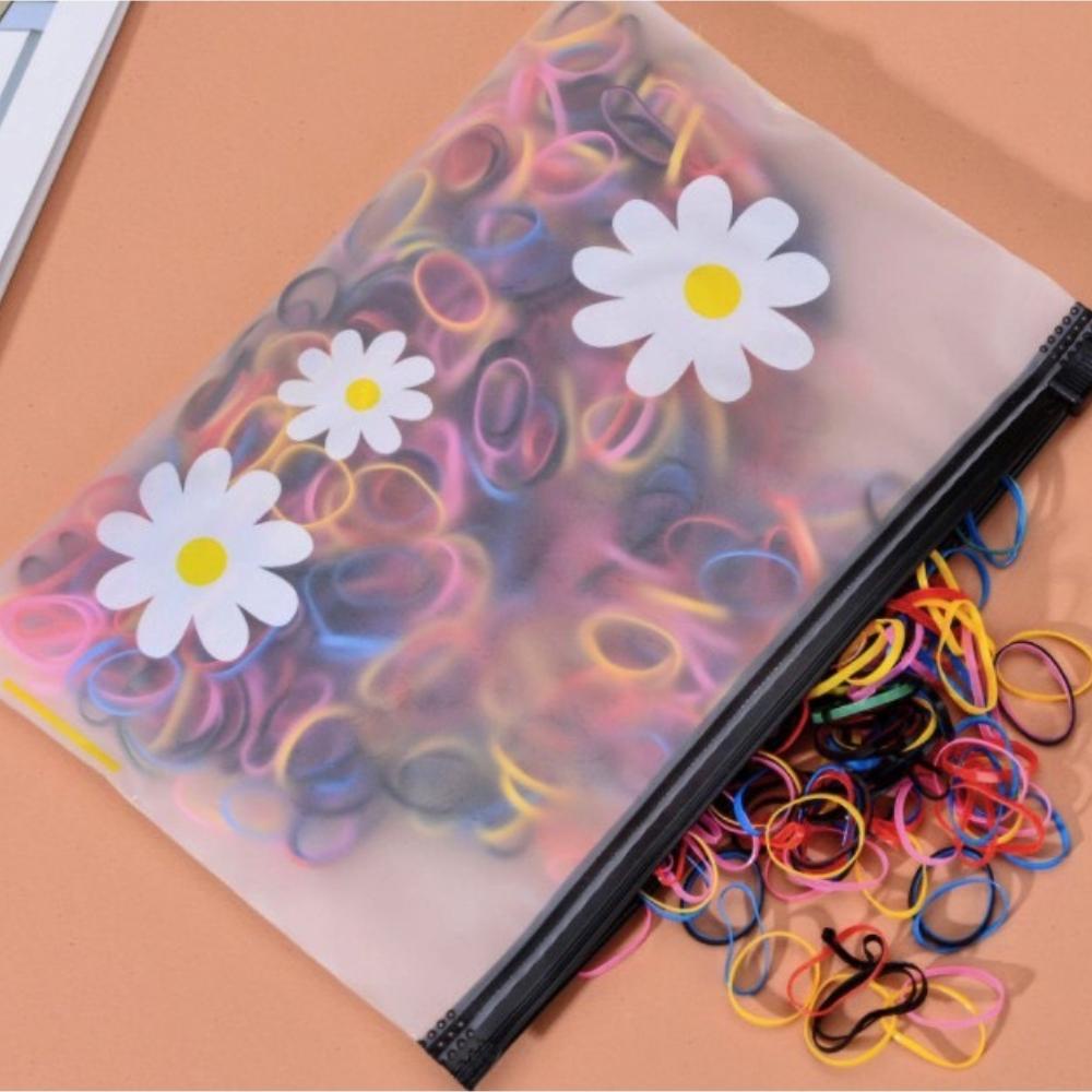Set 3 Túi Zip Đựng Đồ Size 17cm X 11cm Đựng Dây Cột Tóc, Bút Chì, Phu Kiện Tiểu Thư, Kẹp Tóc, Khẩu Trang Homie Kids