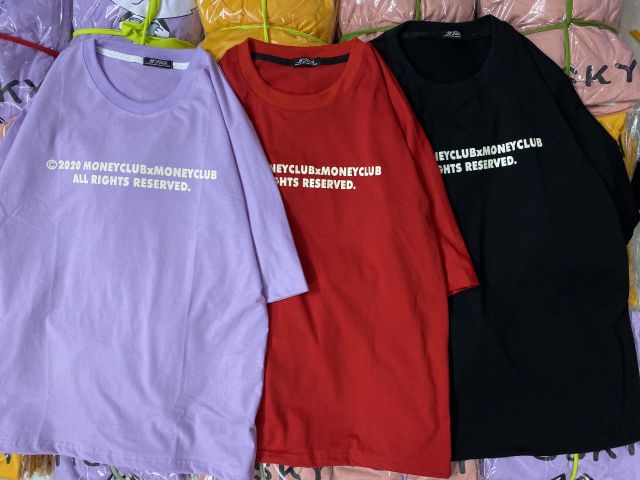 Áo thun tay lỡ Hình thật 100%Unisex 2020 MONYEY CLUB