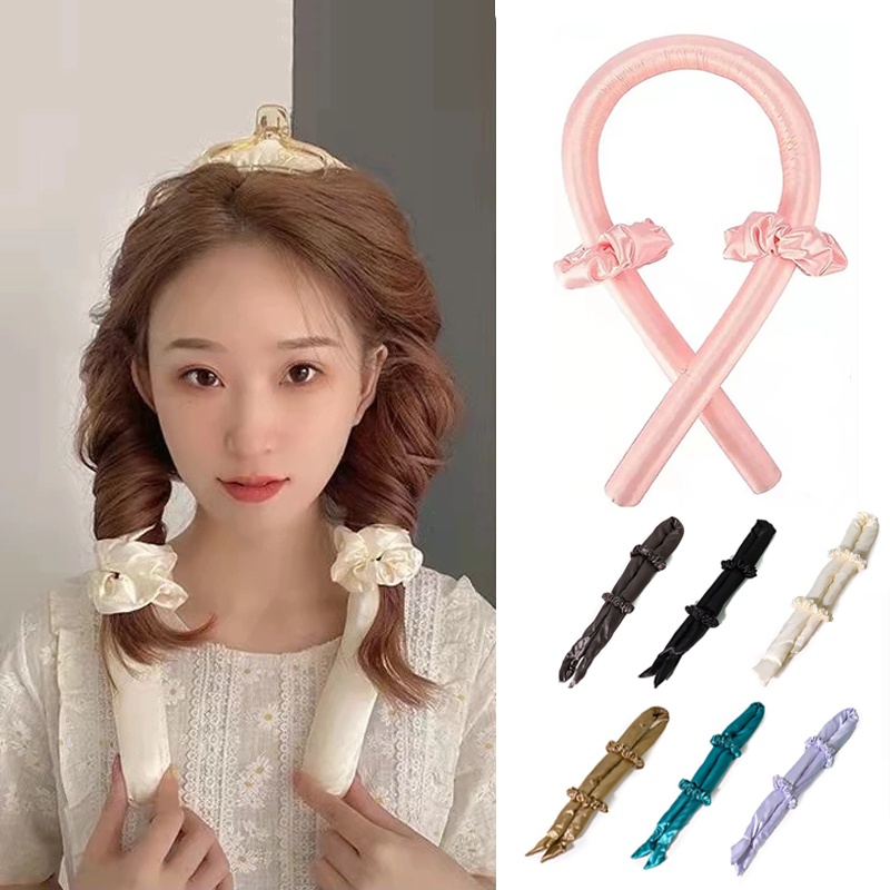 Lô Xốp Uốn Tóc Tạo Kiểu Không Nhiệt Sáng Tạo DIY