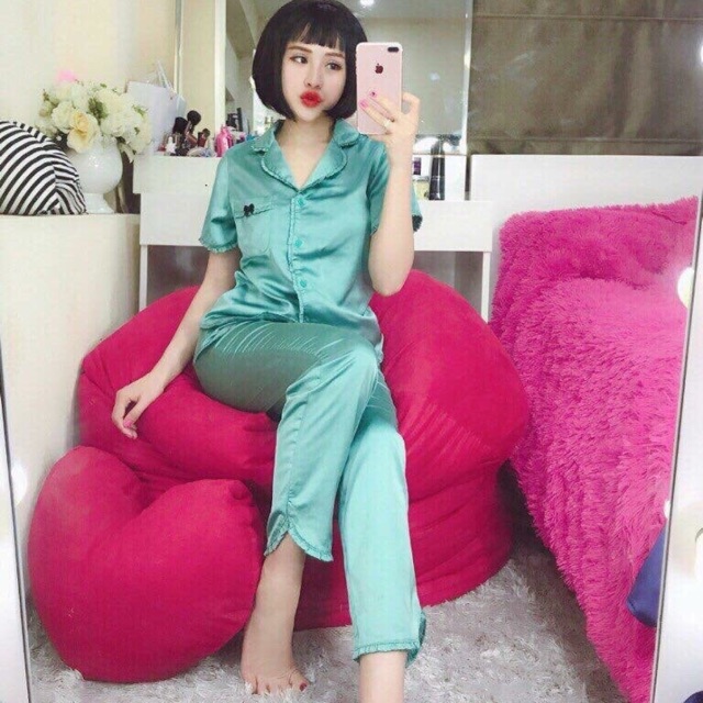 BỘ PIZAMA LỤA SANG CHẢNH