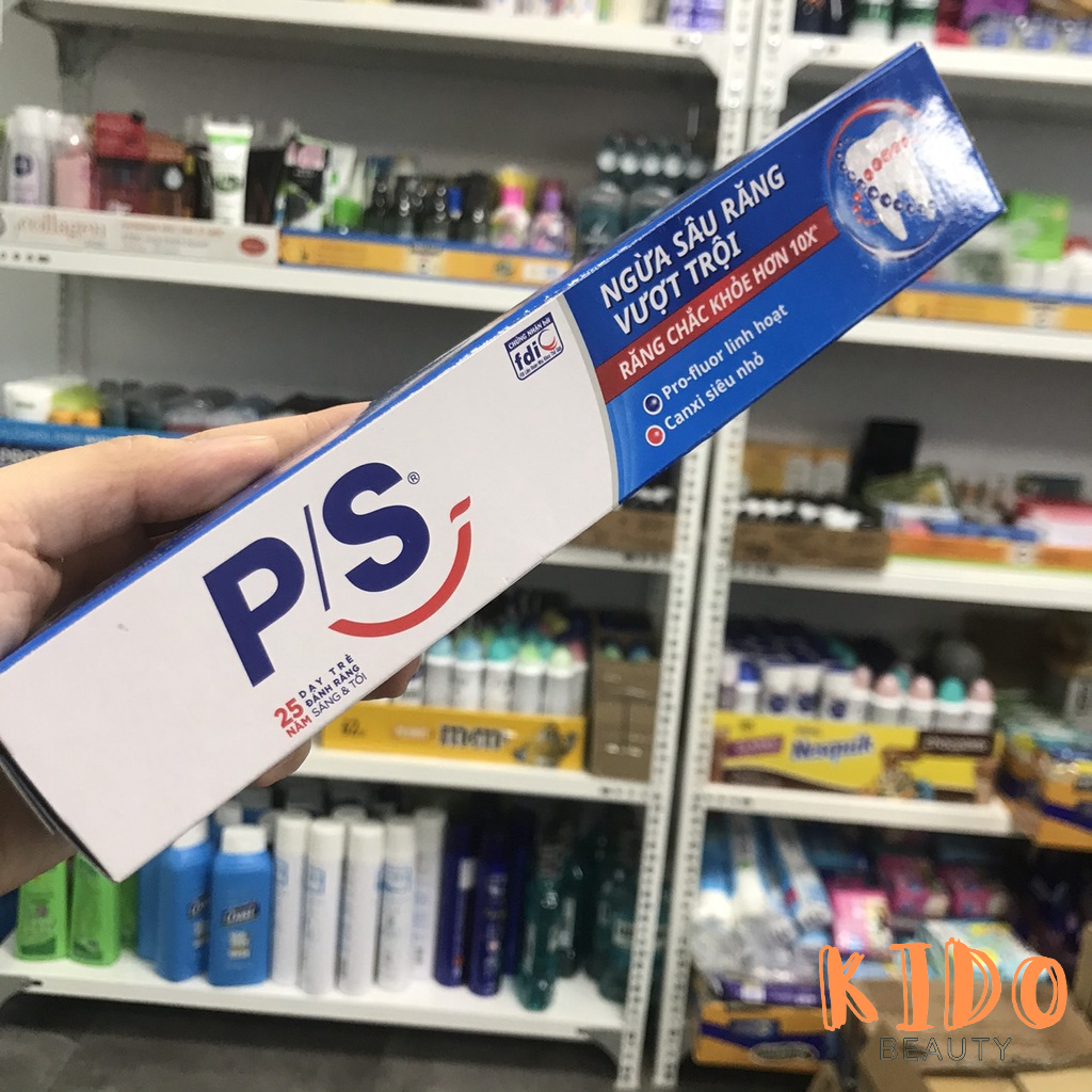 Kem Đánh Răng P/S Bảo Vệ 123 Trà Xanh/ Chăm Sóc Toàn Diện 190g | KĐR Than Hoạt Tính/ Ngừa Sâu Răng Vượt Trội 180g