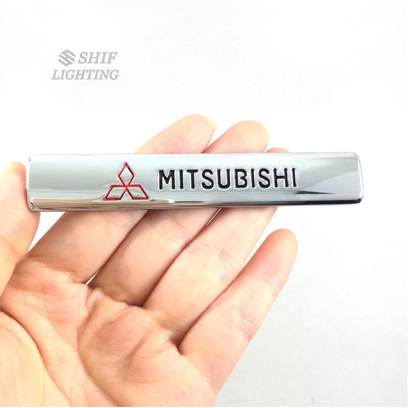 Logo Mitsubishi Dán Trang Trí Thân Sau Xe Ô Tô