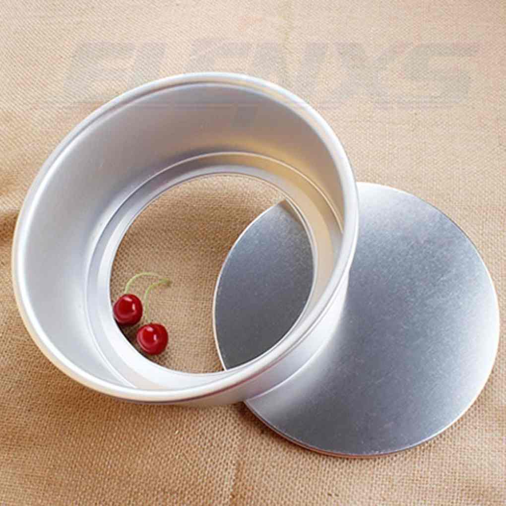 Bộ 3 khuôn làm bánh đế rời 2 inch bằng hợp kim nhôm chất lượng cao