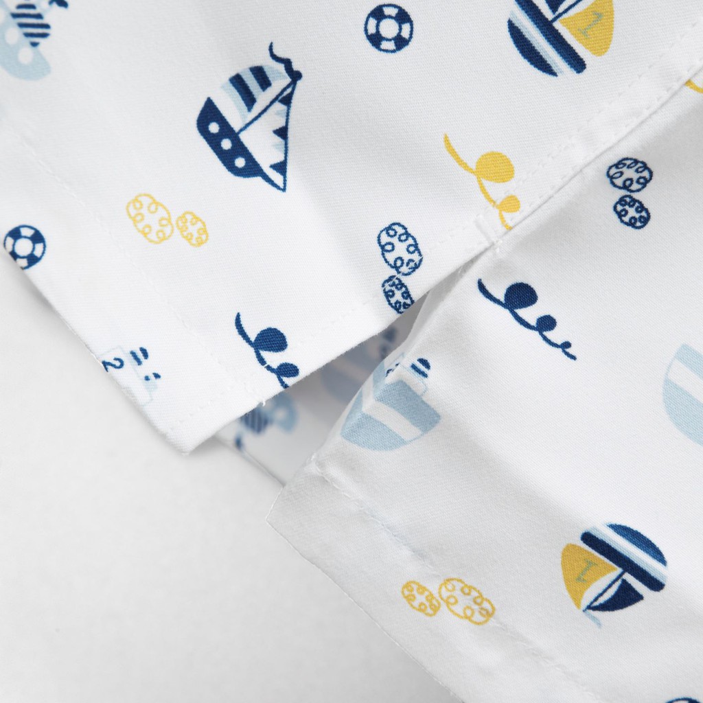 [CHÍNH HÃNG] Áo sơ mi ngắn tay👘 áo sơ mi nam đẹp vải mát hoạ tiết sang trọng màu trắng| BASICHOUSE | BigBuy360 - bigbuy360.vn