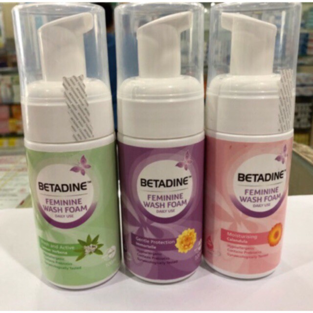 Bọt vệ sinh phụ nữ Betadine 100ml