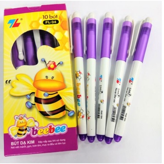 Bút bebe dạ kim màu tím
