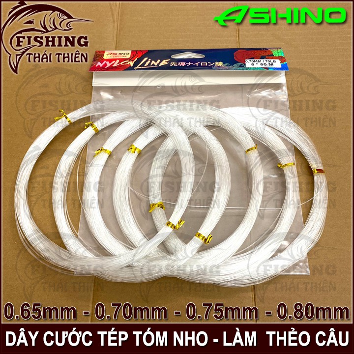 Dây Câu, Cước Tép Câu Cá Ashino Dùng Tóm Nho, Làm Thẻo Câu