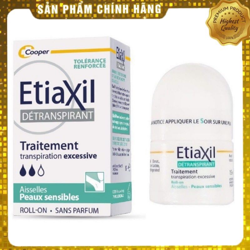 ❤FREESHIP❤LĂN KHỬ MÙI EtiaxiI GIẢM MỒ HÔI KHỬ MÙI HÔI CƠ THỂ 15ML