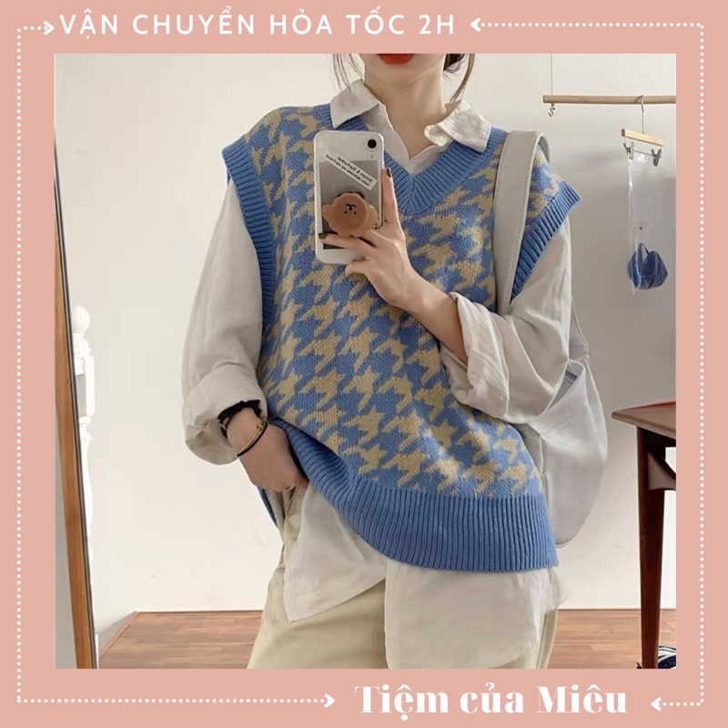 [Mã FAMARAL2 giảm 10K đơn 50K] Áo ghile thổ cẩm kẻ ô ziczac 3 lỗ Tiệm của Miêu | BigBuy360 - bigbuy360.vn