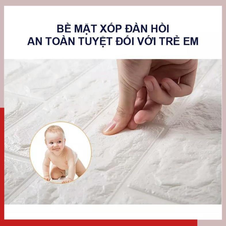 Xốp dán tường giả gạch 3D - Khổ lớn 70x77cm | BigBuy360 - bigbuy360.vn