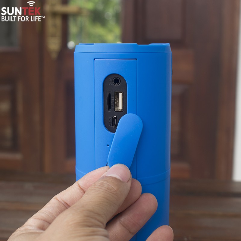 [Mã ELHACE giảm 4% đơn 300K] Loa Bluetooth SUNTEK S10 (Xanh) + Tặng củ sạc USB