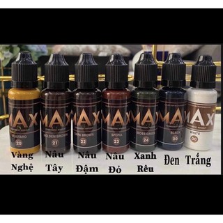 MỰC PHUN XĂM MAX SIÊU BÁM ( GIỮ MÀU 90-95% )