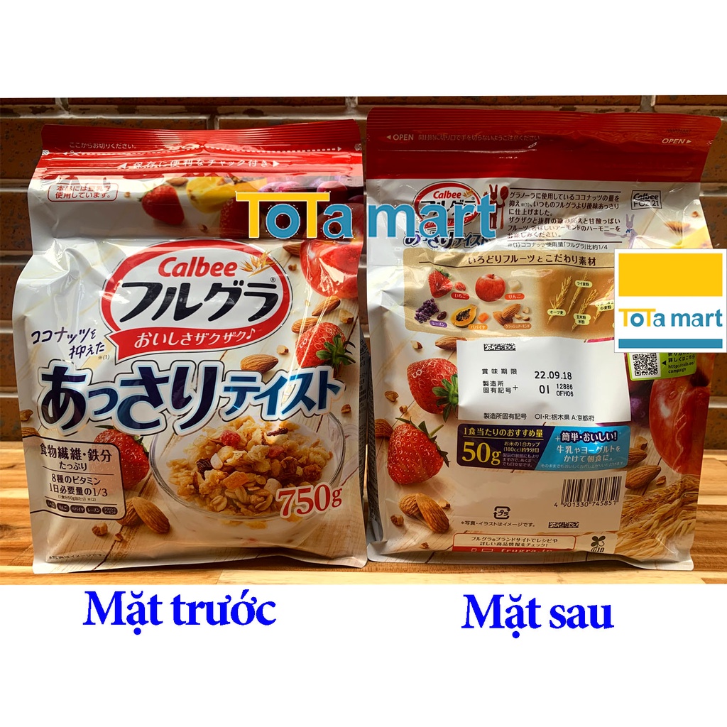 (HSD 09/2022) Ngũ cốc CALBEE ăn kiêng giảm cân Nhật Bản