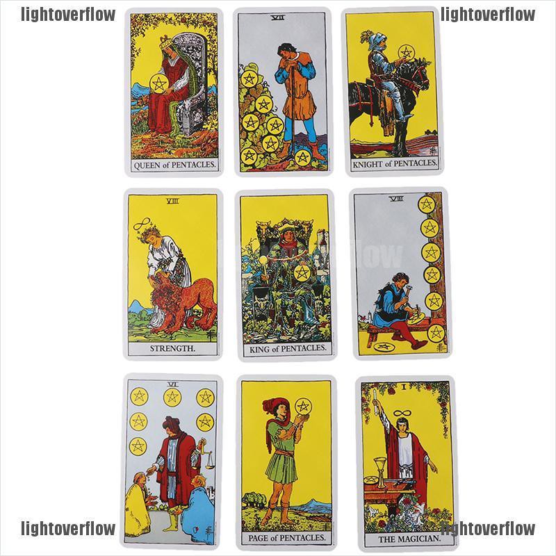 1 Hộp 78 Lá Bài Tarot Ma Thuật Thẻ