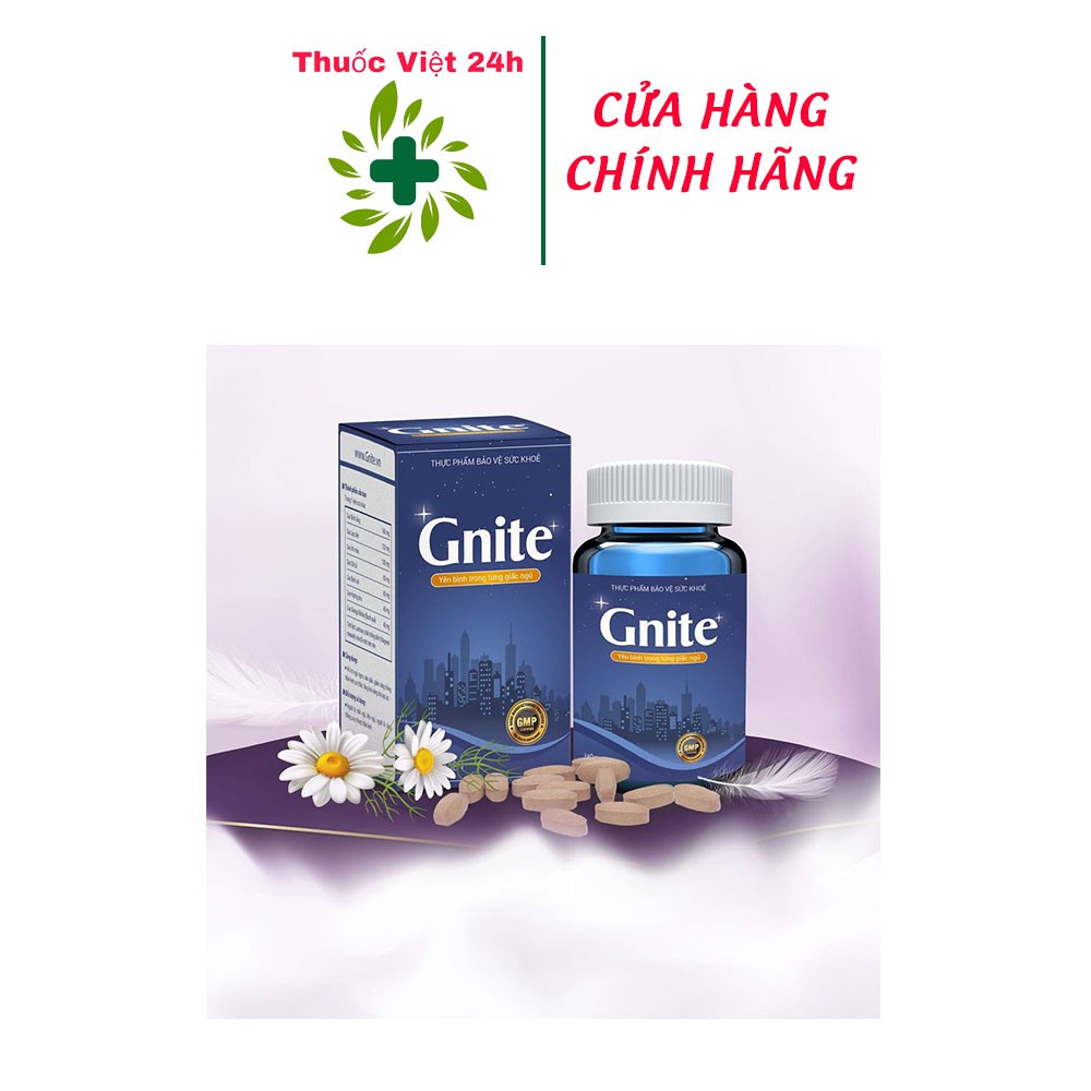 Viên Uống Gnite giúp giảm căng thẳng thần kinh & hỗ trợ ngủ ngon giấc hơn