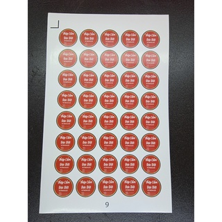 Set 10 (Có sẵn) 40 Tem dán nhân bánh trung thu CHICHITA