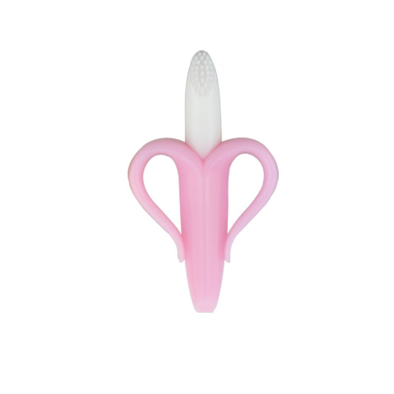1 Đồ Chơi Cho Bé Gặm Hình Quả Chuối Bằng Silicone Không Chứa BPA An Toàn
