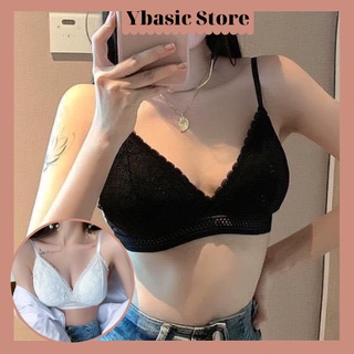 Áo Lót Ren áo ngưc Bralette Có Mút Chất Liệu Ren Họa Tiết Hoa Mềm Mỏng mẫu 51