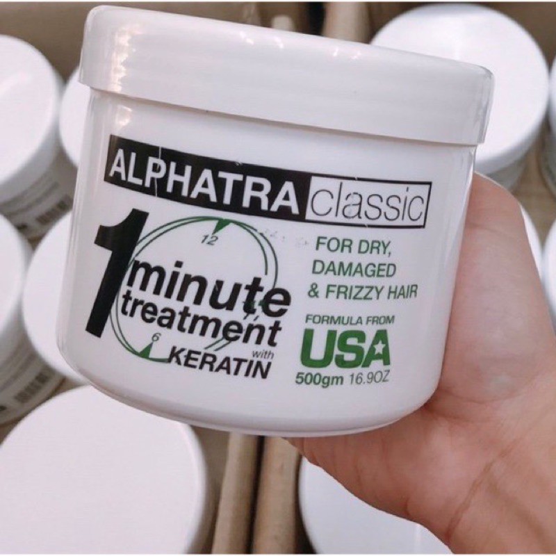 KEM Ủ TÓC ALPHATRA CLASSIC 1 MINUTE 500GR CỦA MỸ | BigBuy360 - bigbuy360.vn