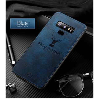 Ốp điện thoại họa tiết đầu nai và chữ 3D cho Samsung Galaxy Note 8/9