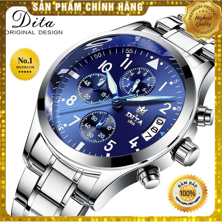 [ĐẲNG CẤP] Đồng Hồ Nam  Dây Thép Cao Cấp DITA  Chính Hãng_Chill Watch