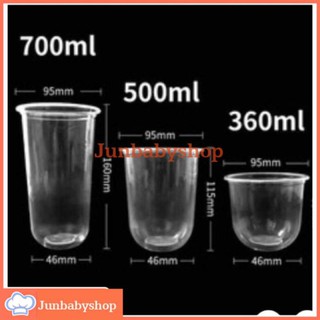 Cốc bầu làm trà sữa, trà thái 500ml Hàng loại 1