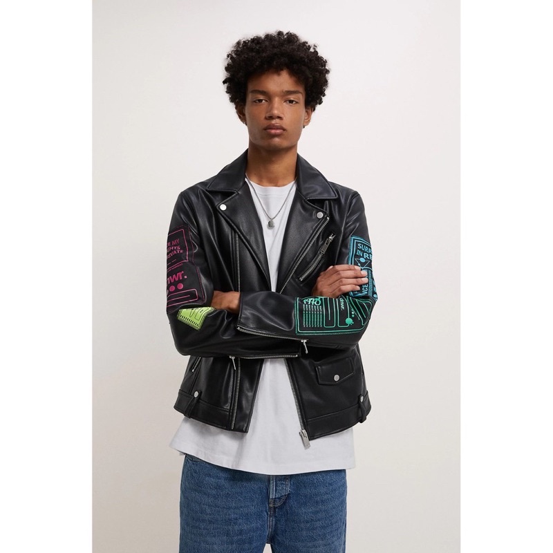 áo zara biker