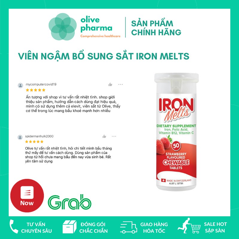 IRON MELTS DÂU THỤY SĨ