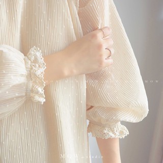 Áo voan phối ren 2 lớp ( Sami top ) made by Mow studio