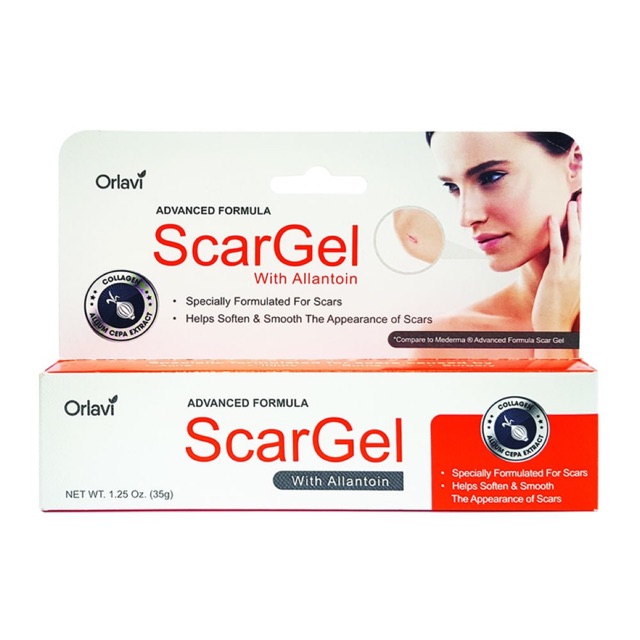 Gel hỗ trợ trị sẹo cao cấp Orlavi Scar Gel  35g (made in USA)