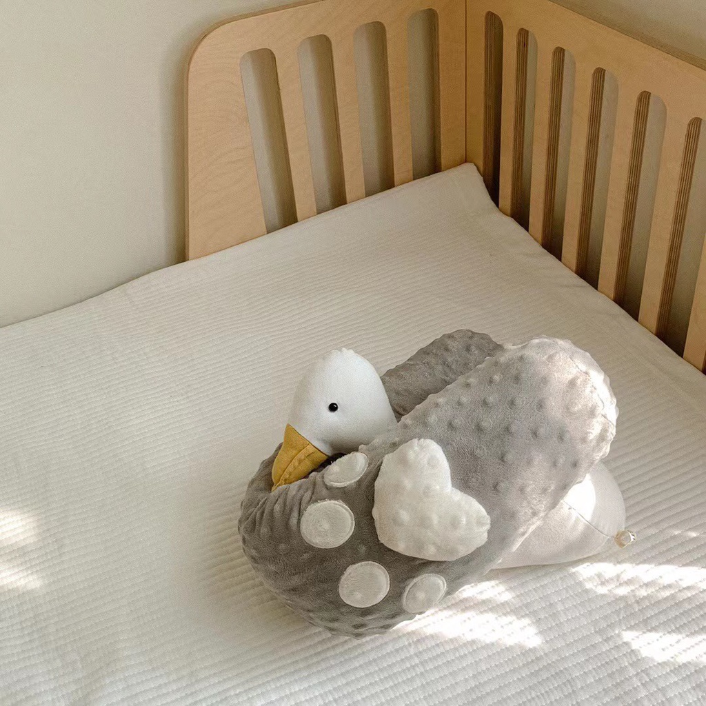 Gối ôm cho bé, có thể làm tựa cổ 2 trong 1, Chất liệu cotton đậu lành an toàn cho sức khỏe SHOP VŨ THỊ THƠM