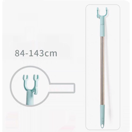 cây treo quần áo-gậy lấy đồ-kích thước dài 85cm-150cm-điều chỉnh được độ dài ngắn