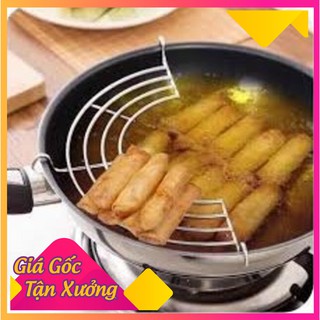 Vỉ gác chảo rán bằng inox thông minh vỉ gác chảo 24-28 cm