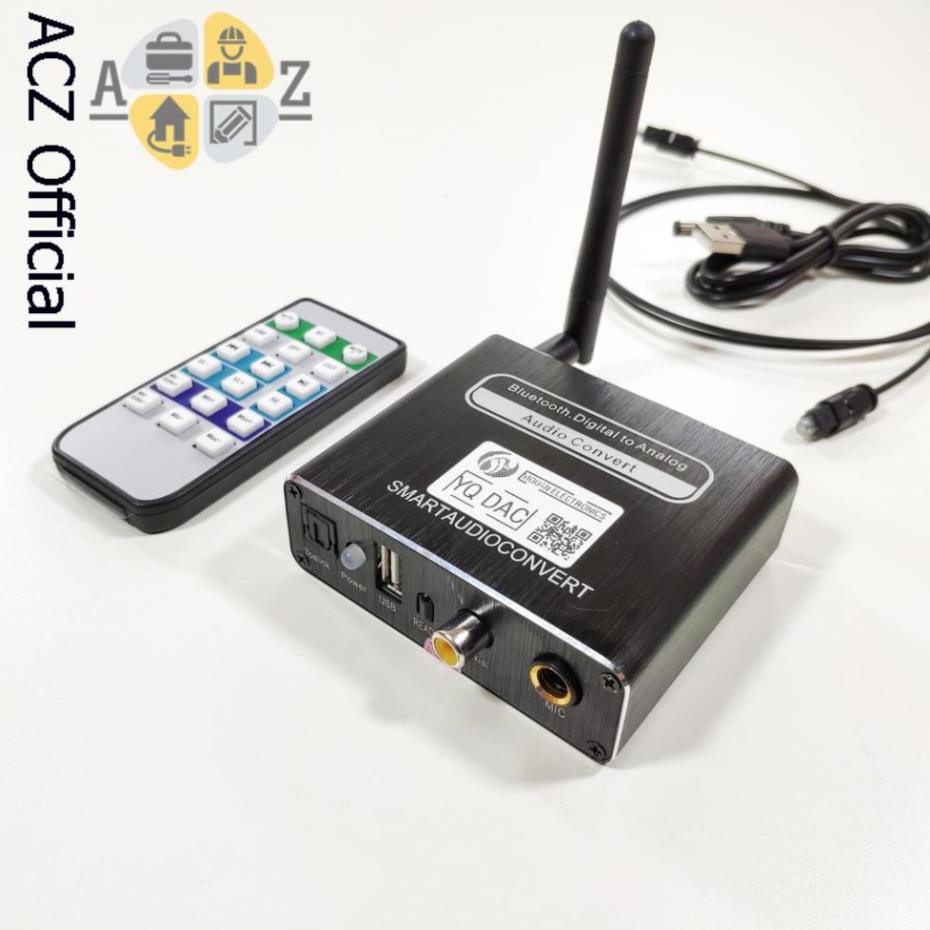 Bộ chuyển đổi optical âm thanh quang học sang AV ra audio có MIC hát và Bluetooth - BH 12 tháng