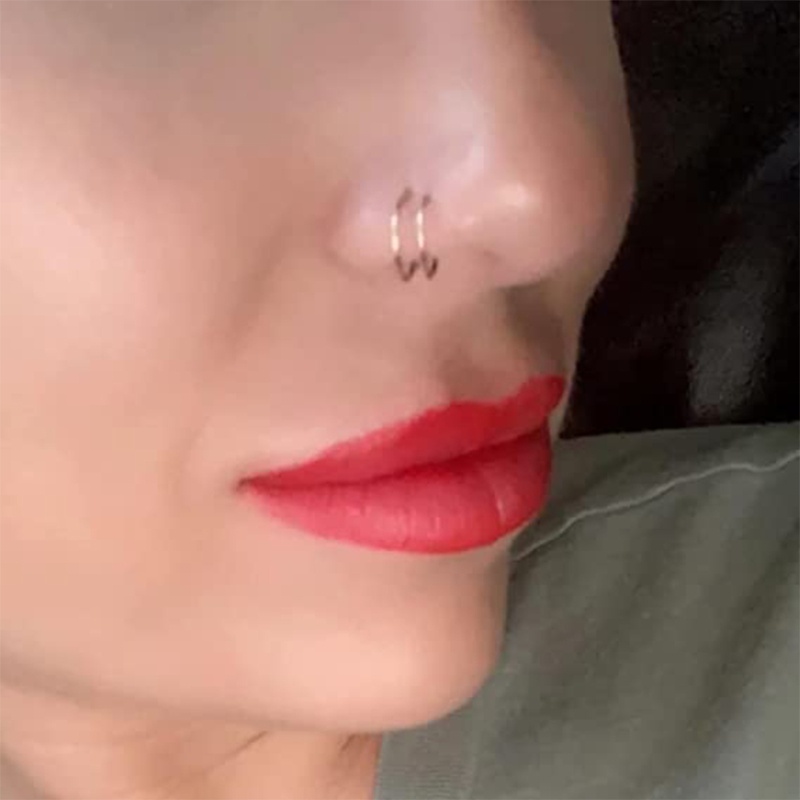 Khuyên Xỏ Mũi / Môi / Tai / Mũi Bằng Thép Không Gỉ Cho Nam Và Nữ