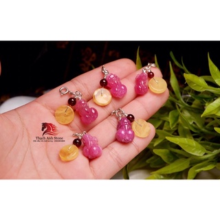 Charm móc tỳ hưu ruby