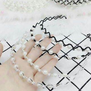 Bờm tóc tiểu thư đính hạt cực xinh