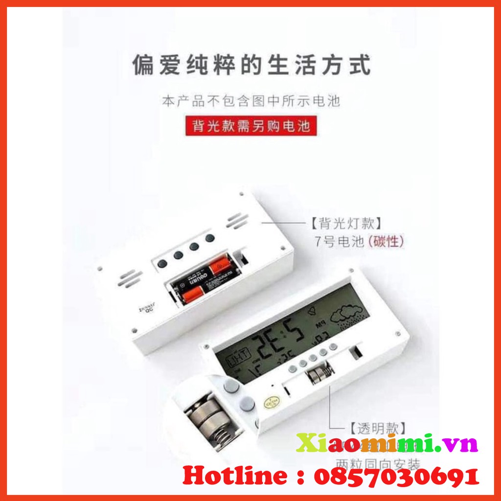 Đồng Hồ Báo Thức Điện Tử Để Bàn Thiết Kế Độc Đáo Tiện Dụng