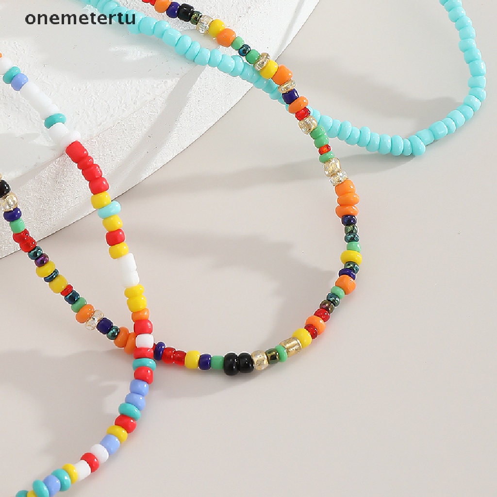 Set 7 Lắc Chân Xỏ Hạt Nhiều Màu Sắc Có Thể Điều Chỉnh Kích Cỡ Dành Cho Nữ