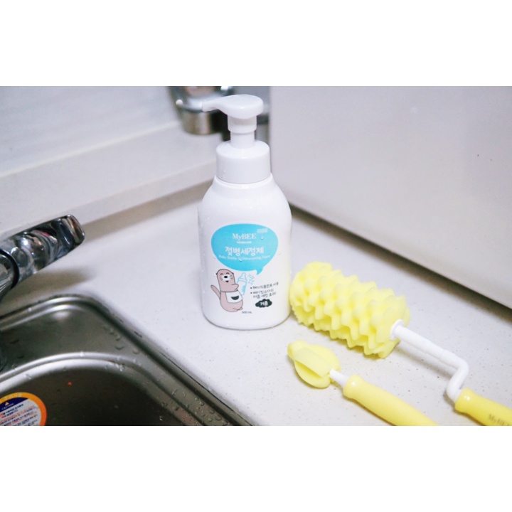 Nước rửa bình sữa và dụng cụ ăn uống cho bé dạng bọt MyBee Hàn Quốc 500ml