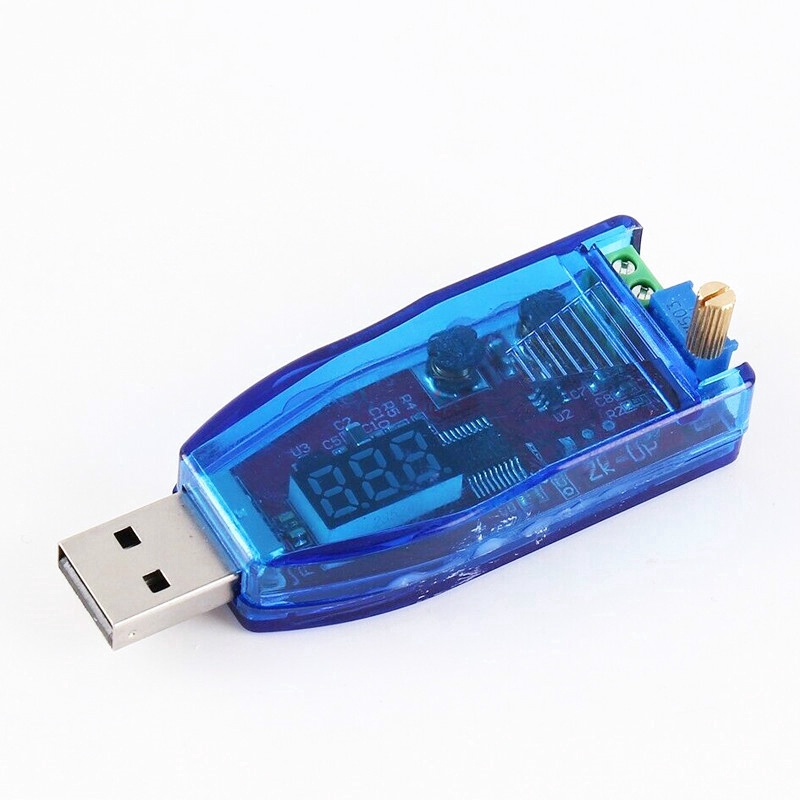 Mô Đun Tăng Hạ Áp Nguồn Điện DC-DC 5V Thành 3.3V 9V 12V 24V Dạng USB Điều Chỉnh Được Chuyển Đổi Đầu DC 1.0V-24V